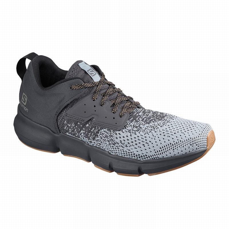 Salomon PREDICT SOC - Mens Road Running Shoes - Grey Blue - NZ (16530-MBIK)